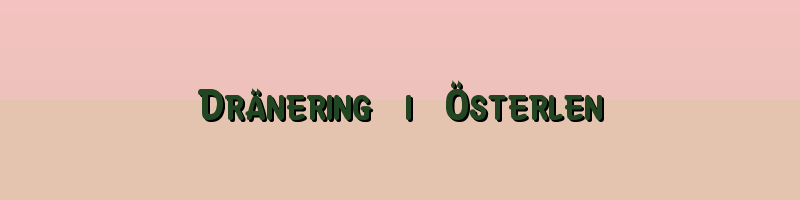 Husgrundsdränering och fuktisolering i Österlen